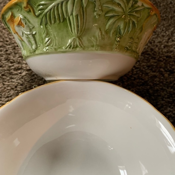 Carraro Italian Elephant Décor Bowls – Set of 2 – NEW - Picture 2 of 5